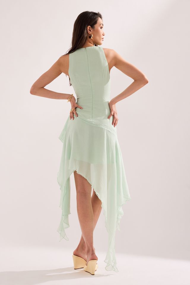 Bardot Ivana Asymmetric Ruffle Mini Dress #5