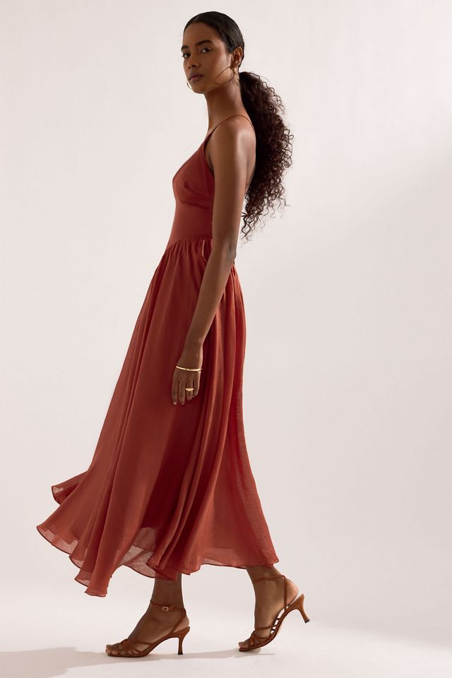 magenta halter neck dress 018 Magenta Halter neck style Latin dress. Shaped skirt with side spli – TW  Dance