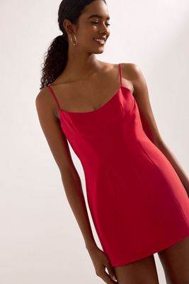 Bardot Nevelle Halter Hourglass Mini Dress | Anthropologie UK