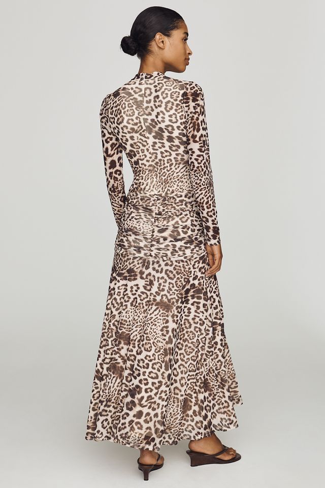 Bardot Lea Printed Mesh Maxi Dress #1