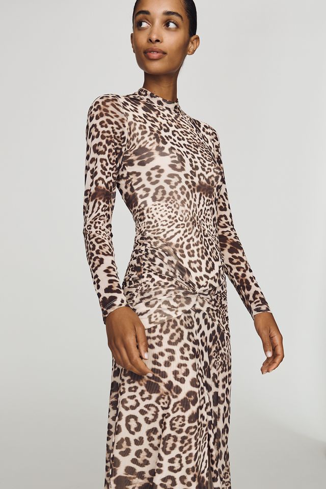 Bardot Lea Printed Mesh Maxi Dress #2