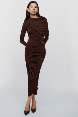 Bardot Melina Ruched Maxi Dress by Anthropologie