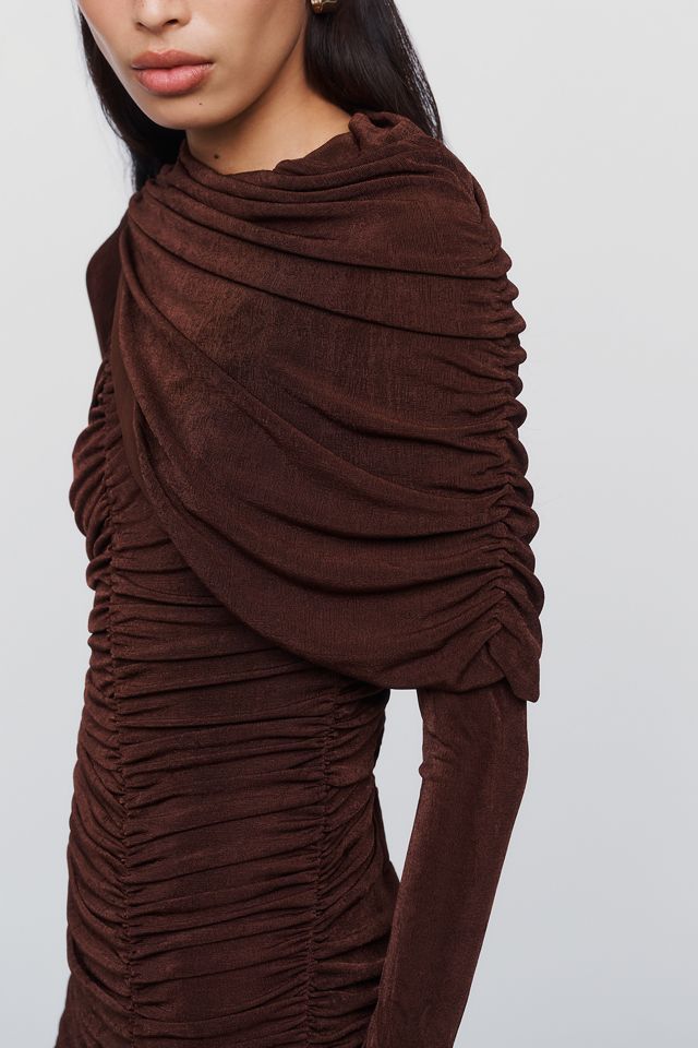 Bardot Melina Ruched Maxi Dress #3
