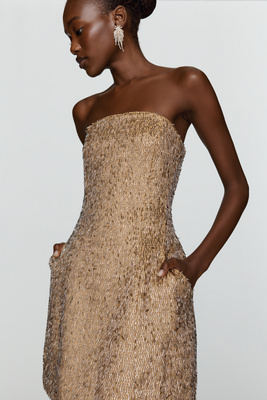 Bardot Florine Strapless Mini Dress by Anthropologie