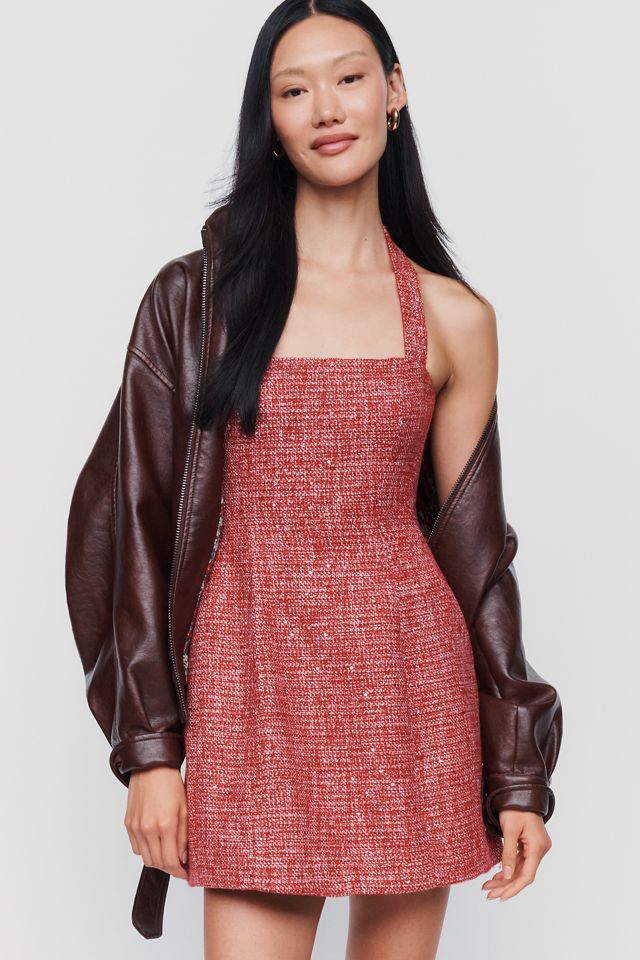 Bardot Nevelle Halter Mini Dress #1