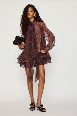 Bardot Adrie Babydoll Mini Dress