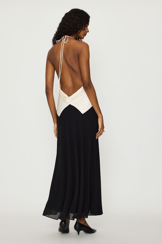 Vestido Maxi Renya con Contraste Bardot #3