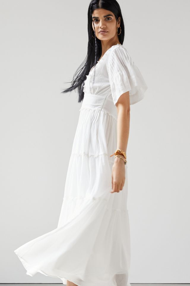 Magali Pascal Embroidered Lace Midi Dress #5