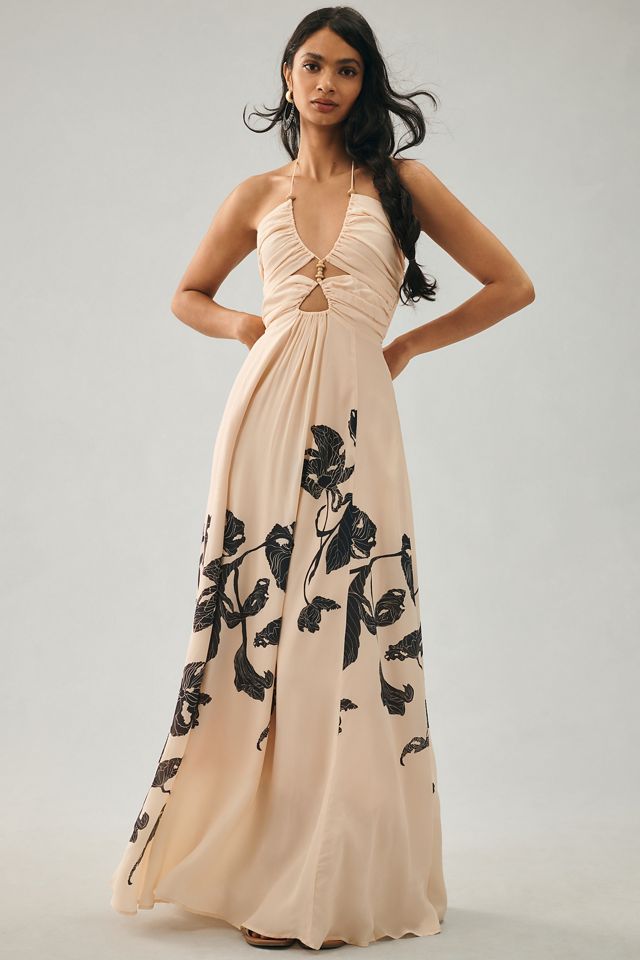 Magali Pascal Mayra Cutout Halter Dress #1
