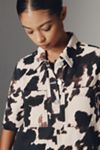 By Anthropologie Cow Print Mini Dress