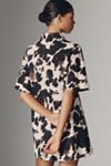By Anthropologie Cow Print Mini Dress