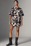 By Anthropologie Cow Print Mini Dress