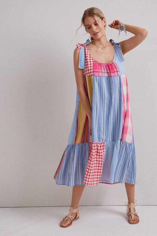 Anthropologie patchwork dress sale