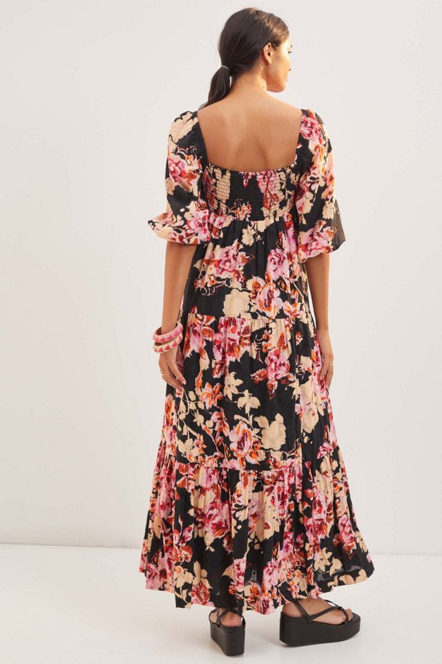 boho blossom maxi dress Sherri Hill Teal Beaded Halter Neck Long Formal Dress 4