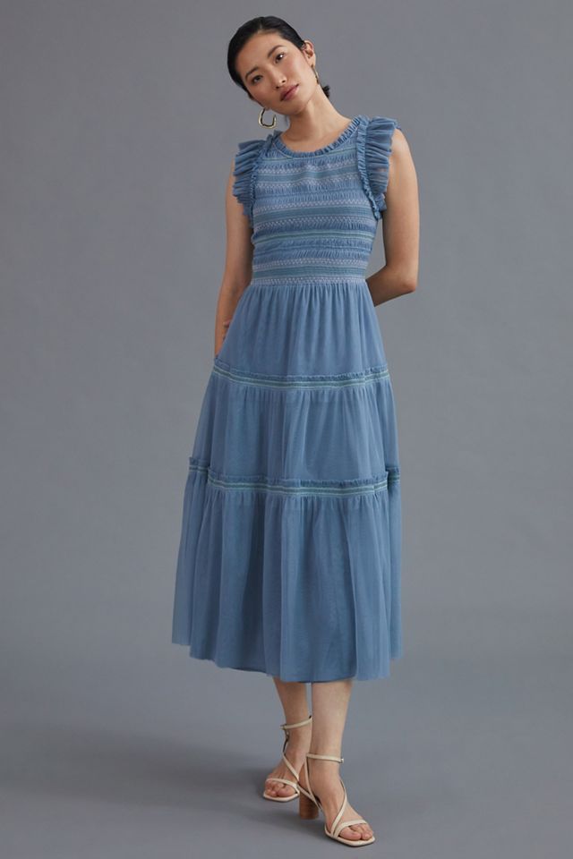 off shoulder ruffle mini dress White Floral Embroidered Off Shoulder Ruffle Cut Out Tie Up Mini Dress Medium