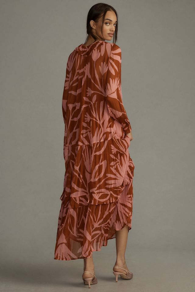 The Marais Printed Chiffon Maxi Dress #2