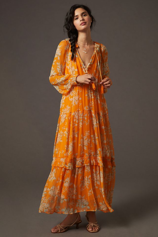sachin and babi light blue dress Anthropologie | Dresses | New Anthropologie The Marais Chiffon Maxi Dress