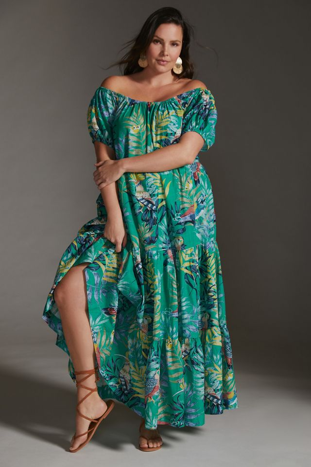 Maeve Tiered Maxi Dress #5