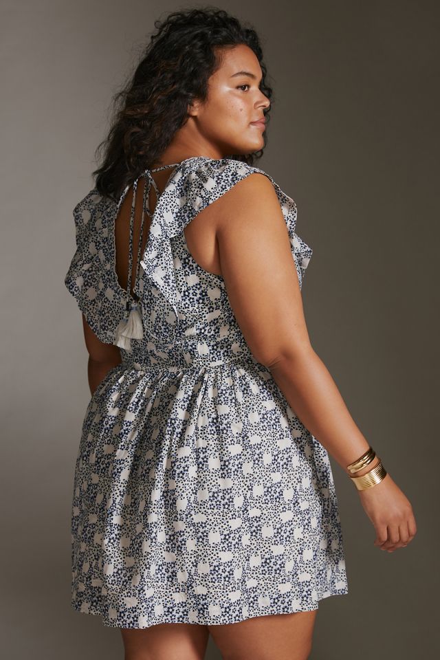 V-Neck Plunge Tunic Mini Dress #8