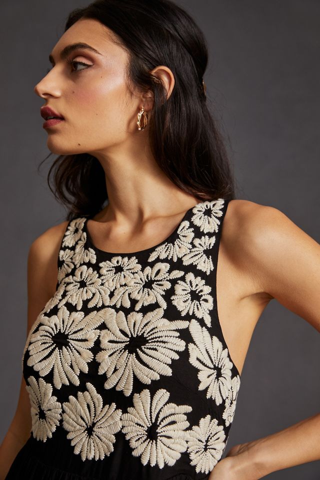By Anthropologie Sleeveless Maxi Dress #1