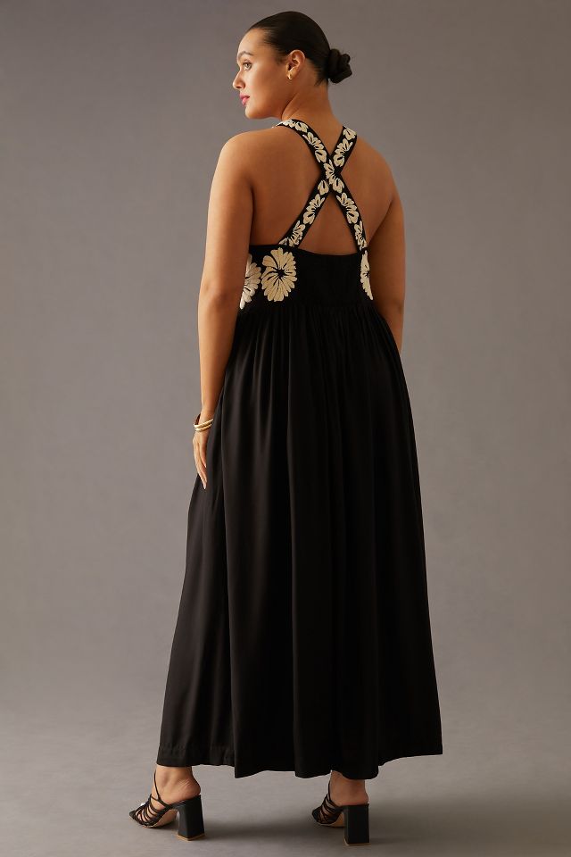 By Anthropologie Sleeveless Maxi Dress #6