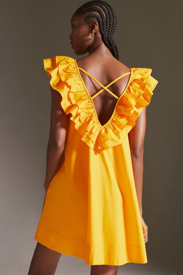 Maeve Ruffle Tunic Mini Dress #3