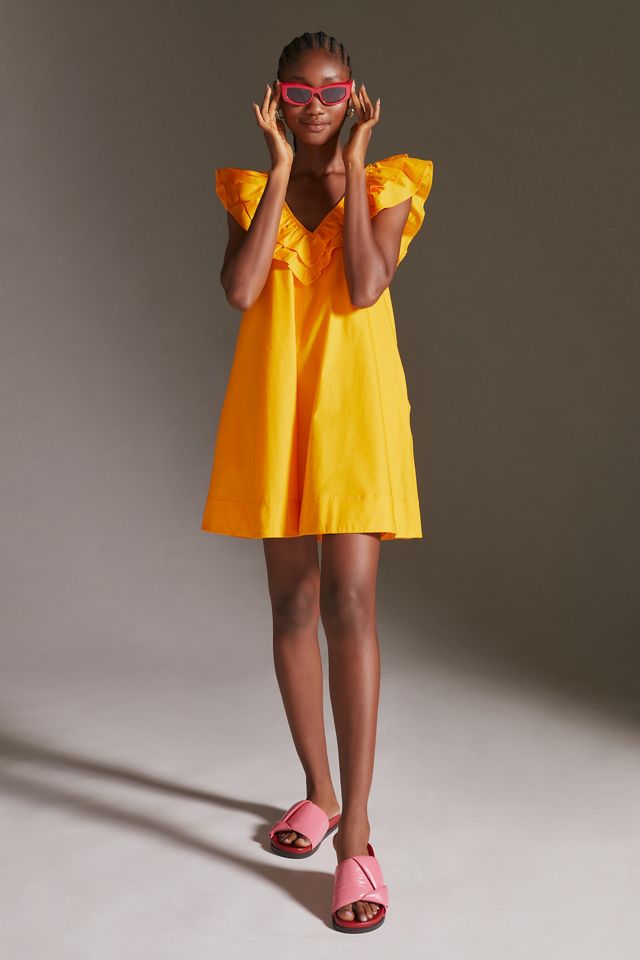 Maeve Ruffle Tunic Mini Dress #2