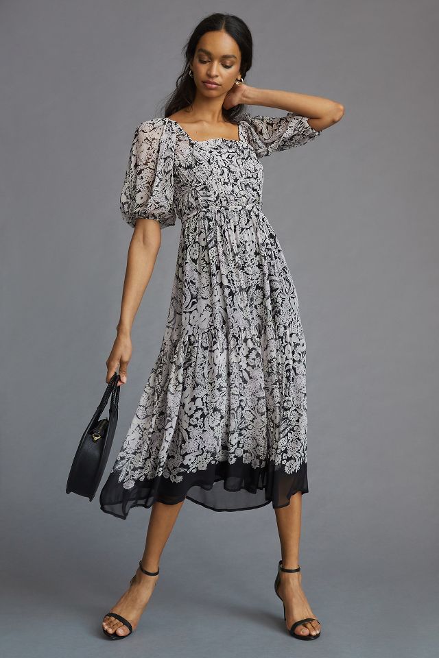 Anthropologie midi dress sale