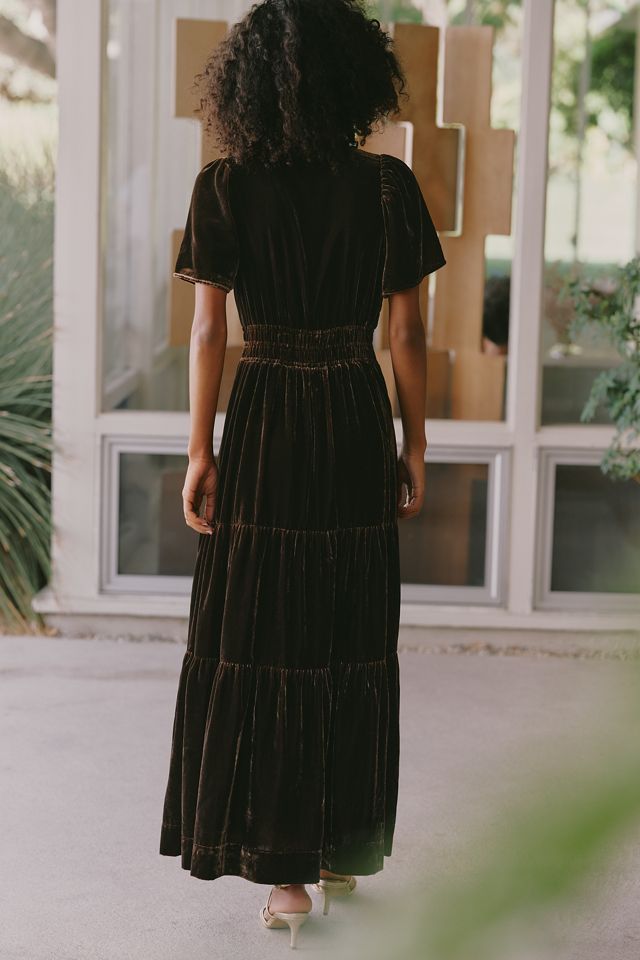 Somerset Velvet Maxi Dress #1