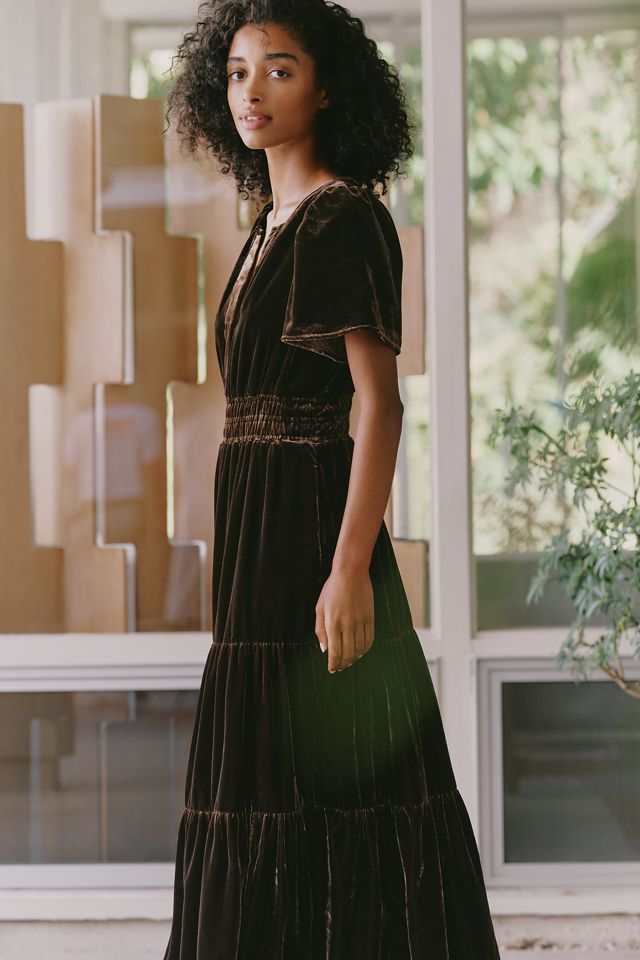 Somerset Velvet Maxi Dress #3