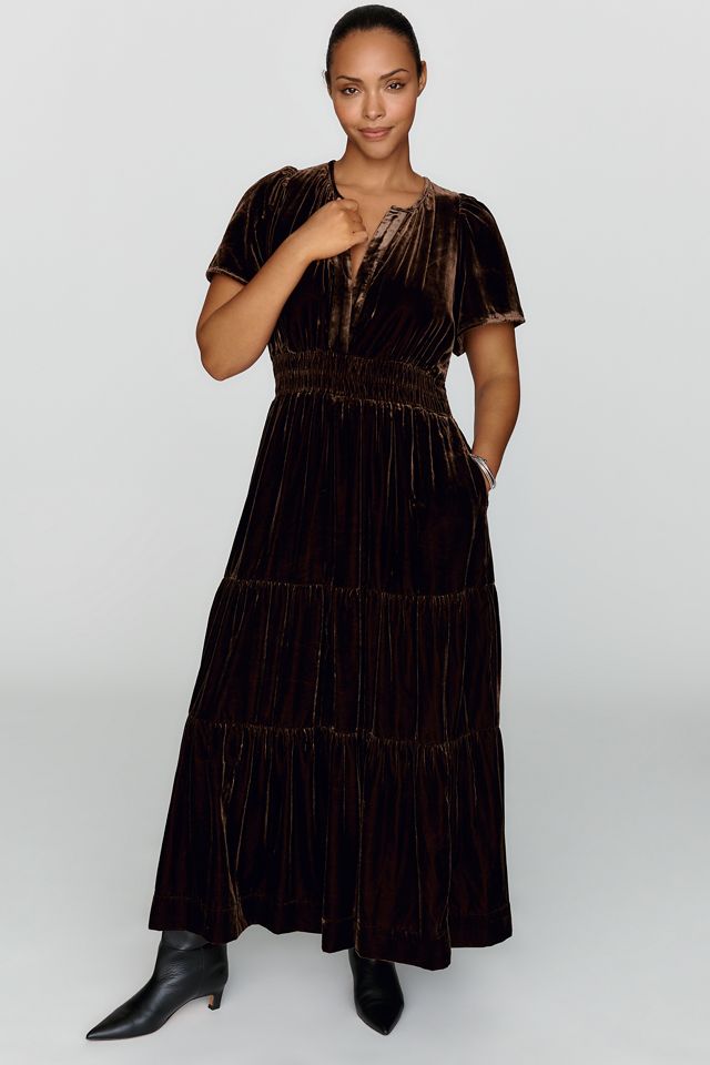 Somerset Velvet Maxi Dress #4