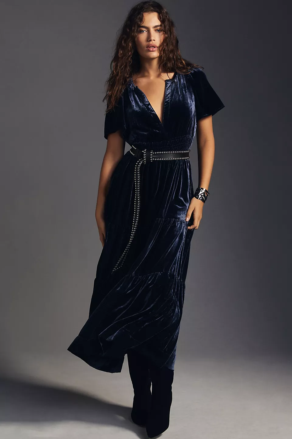 anthropologie.com | The Somerset Maxi Dress: Velvet Edition