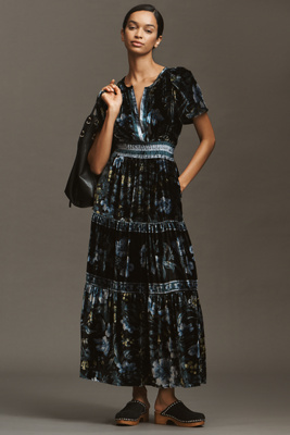 The Somerset Maxi Dress: Velvet Edition product page