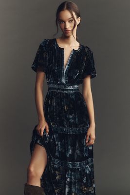 The Somerset Velvet Maxi Dress