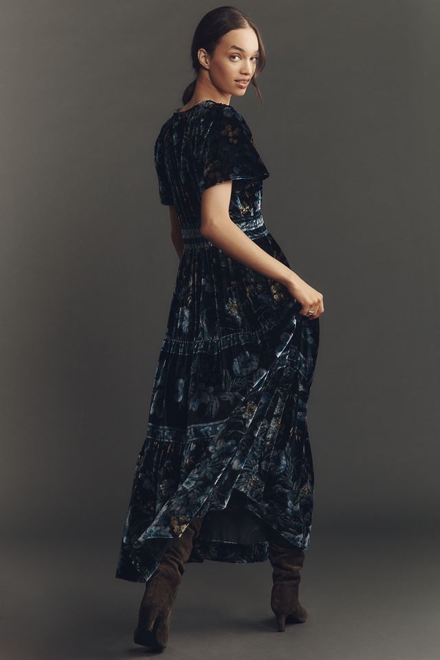 Das Somerset Maxikleid: Samt Edition #3