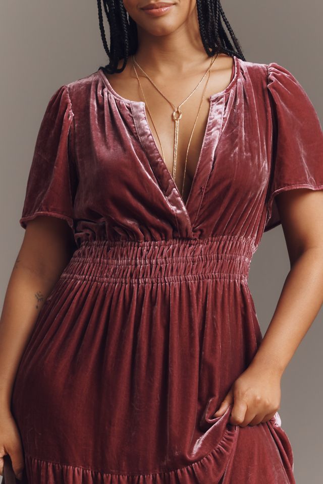 The Somerset Maxi Dress: Velvet Edition | Anthropologie UK