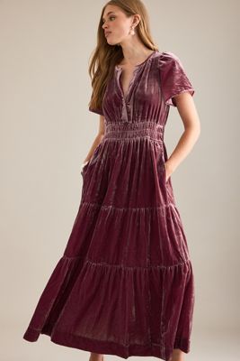 The Somerset Velvet Maxi Dress