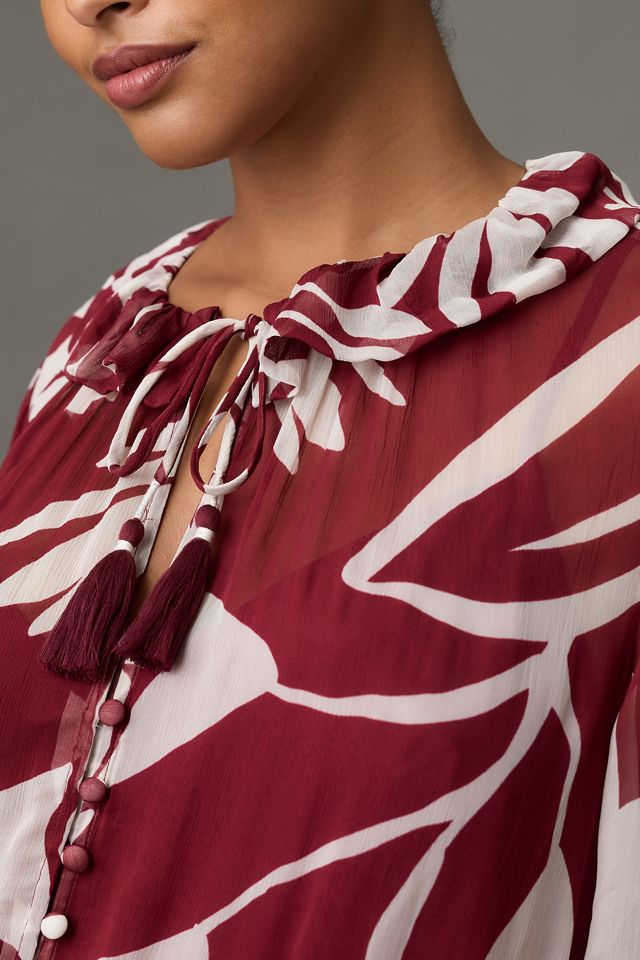 The Marais Printed Chiffon Mini Dress #6