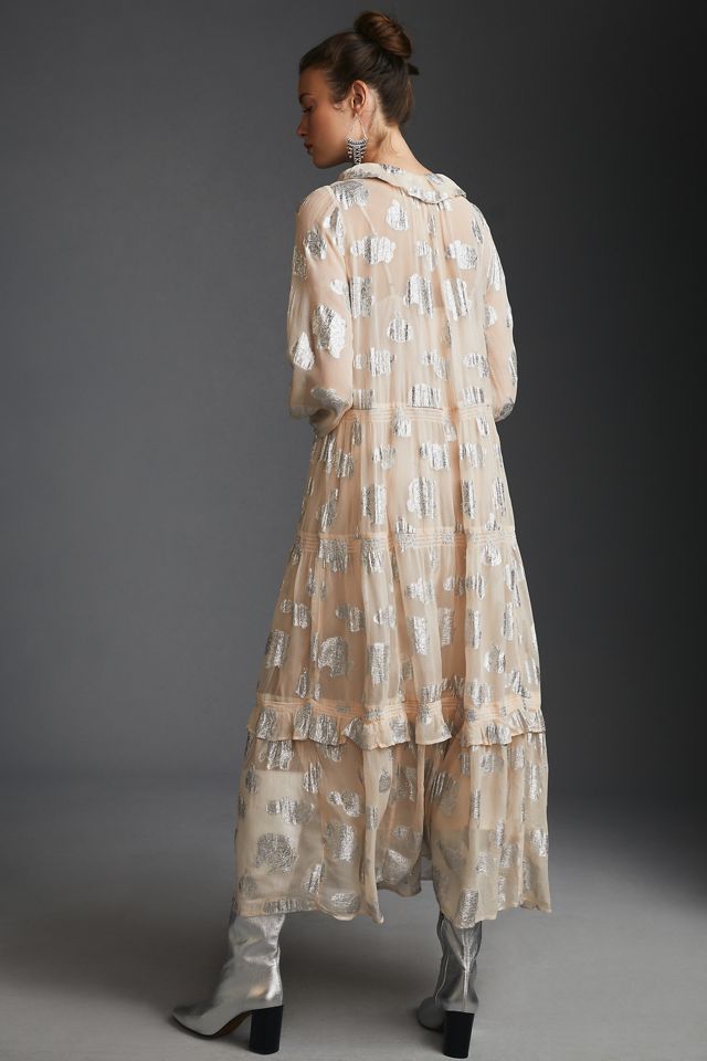 The Marais Chiffon Maxi Dress: Shine Edition