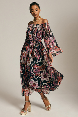 anthropologie maxi dress sale