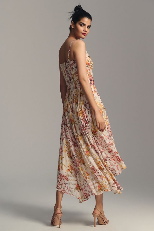 By Anthropologie Ruched Square-Neck Dress #1
