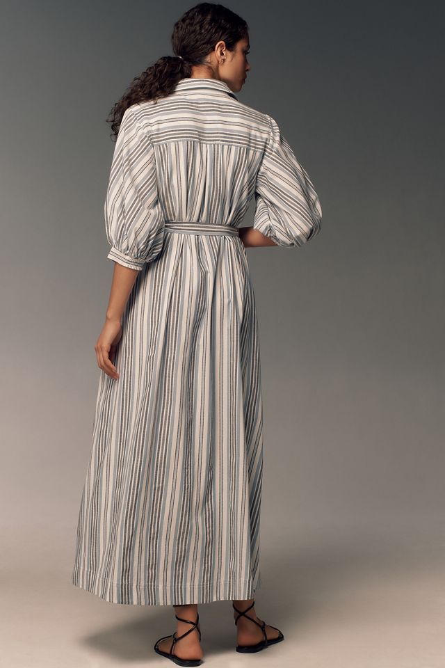 The Mona Tie-Waist Shirt Dress by Maeve: Linen Edition #1