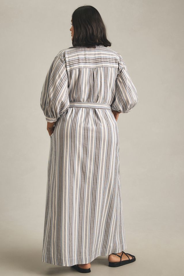 The Mona Tie-Waist Shirt Dress by Maeve: Linen Edition #5