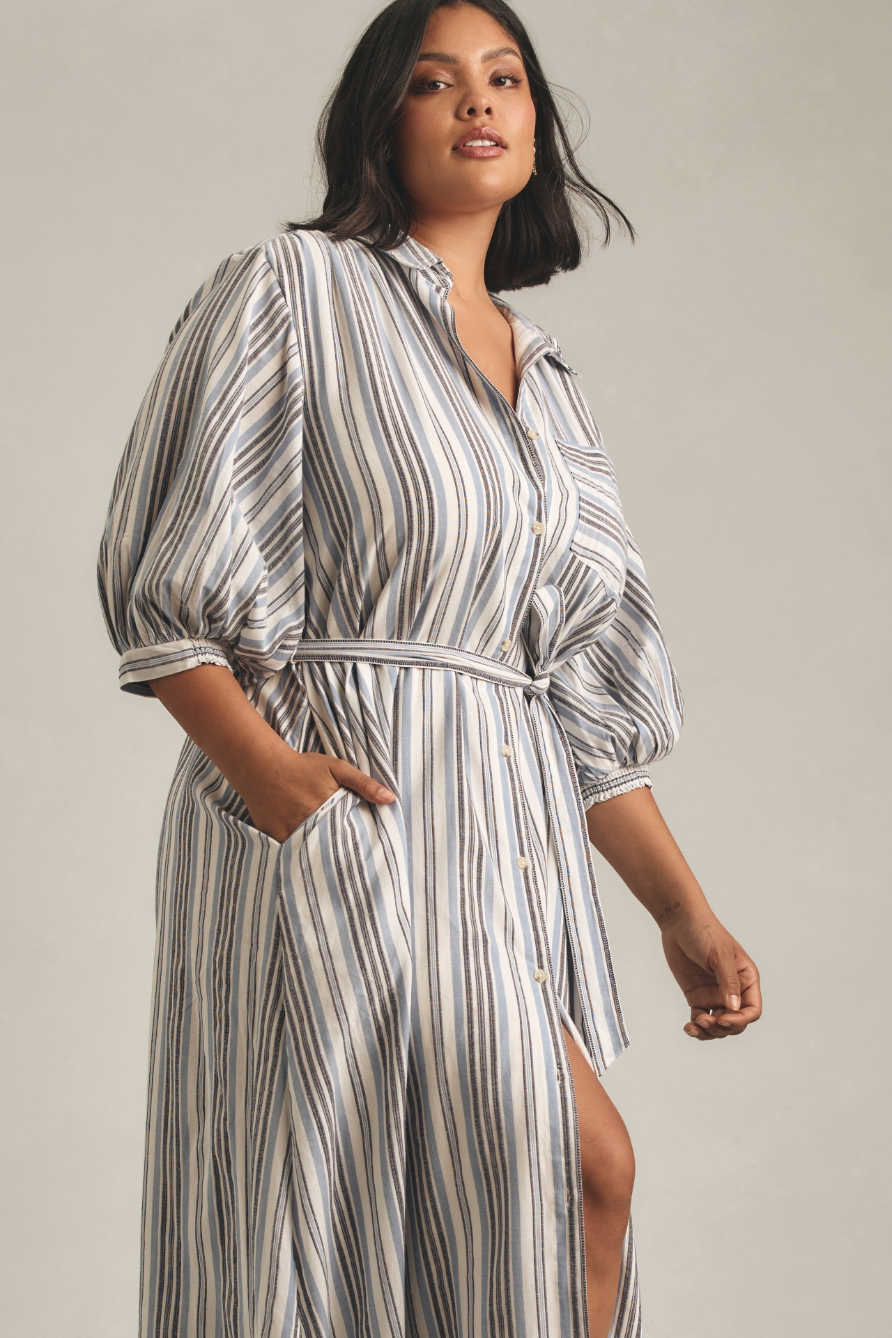 Maeve Linen Shirt Dress