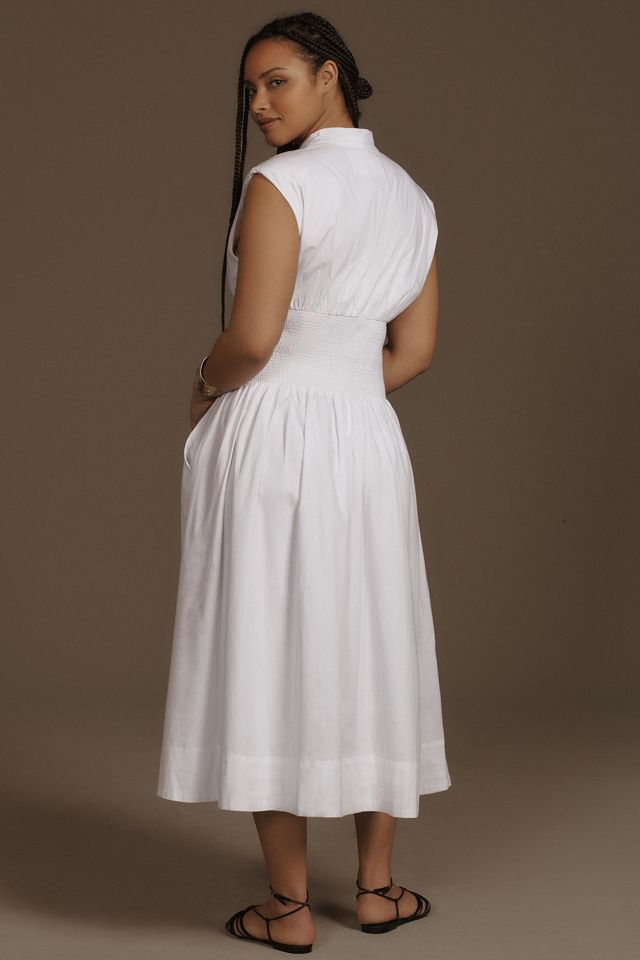 Tommie Zip-Front Midi Dress #4