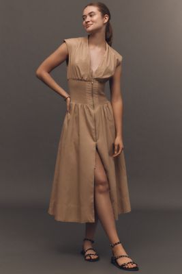 Let Me Be Sheer Lace Midi Dress