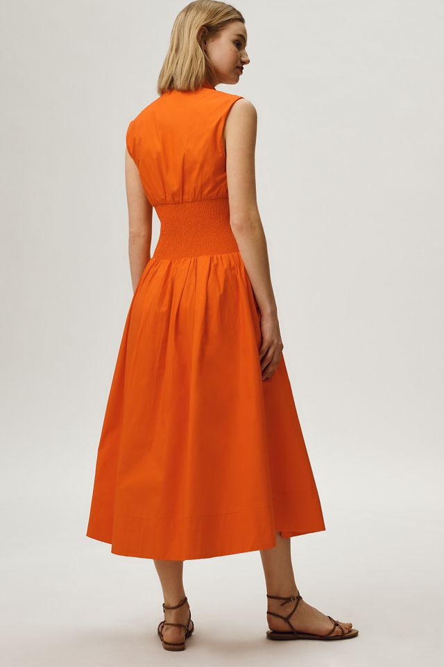 Tommie Zip-Front Midi Dress #2