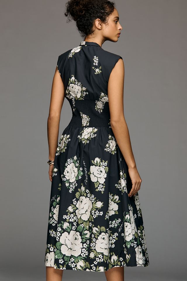 The Tommie Zip-Front Midi Dress | Drop Waist Style | Anthropologie