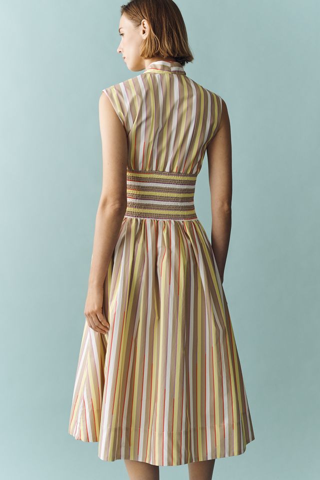 The Tommie Zip-Front Midi Dress | Drop Waist Style | Anthropologie