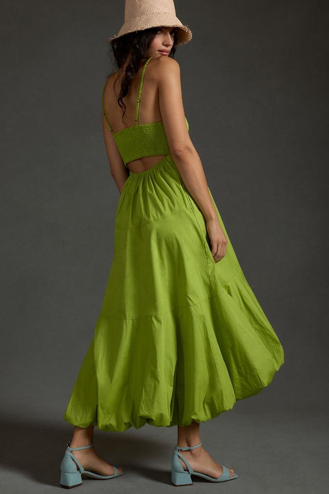 By Anthropologie V-Neck Tiered Bubble-Hem Dress #4